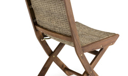 Set van 2 klapstoelen van en kunststof rotan