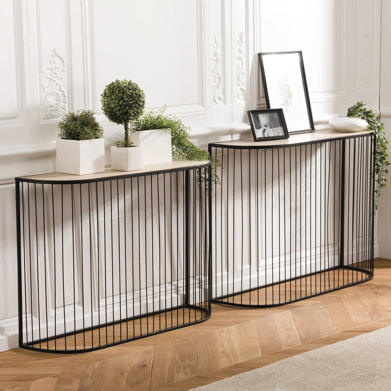 Set van 2 wandtafels Theodore