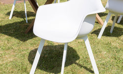 Set van 6 tuinstoelen Mali