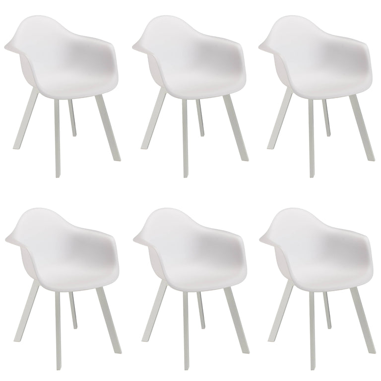 Set van 6 tuinstoelen Mali