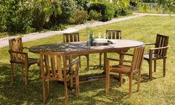 Tuinset Tonna teakhout