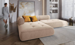 Hoekbank Lily links chenille