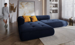 Hoekbank Lily links chenille