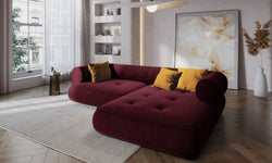 Hoekbank Lily rechts chenille