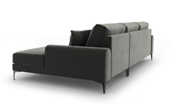 4.5-zitshoekbank Madara rechts velvet