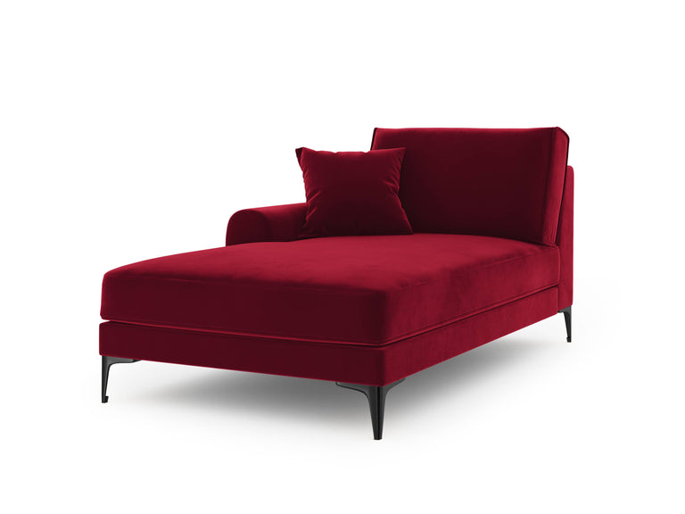 Chaise longue Madara links velvet