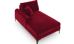 Chaise longue Madara links velvet