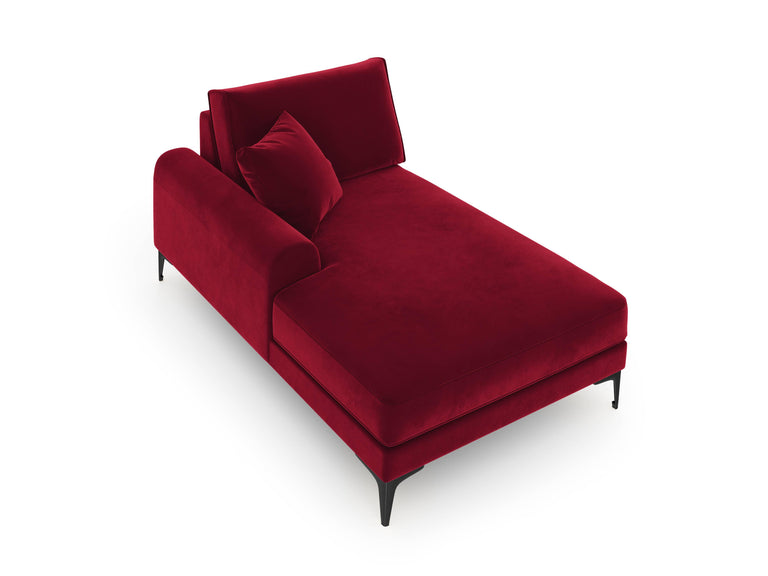 Chaise longue Madara links velvet