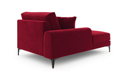 Chaise longue Madara links velvet