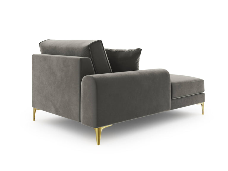 Chaise longue Madara links velvet