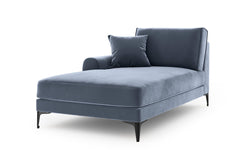 Chaise longue Madara links velvet