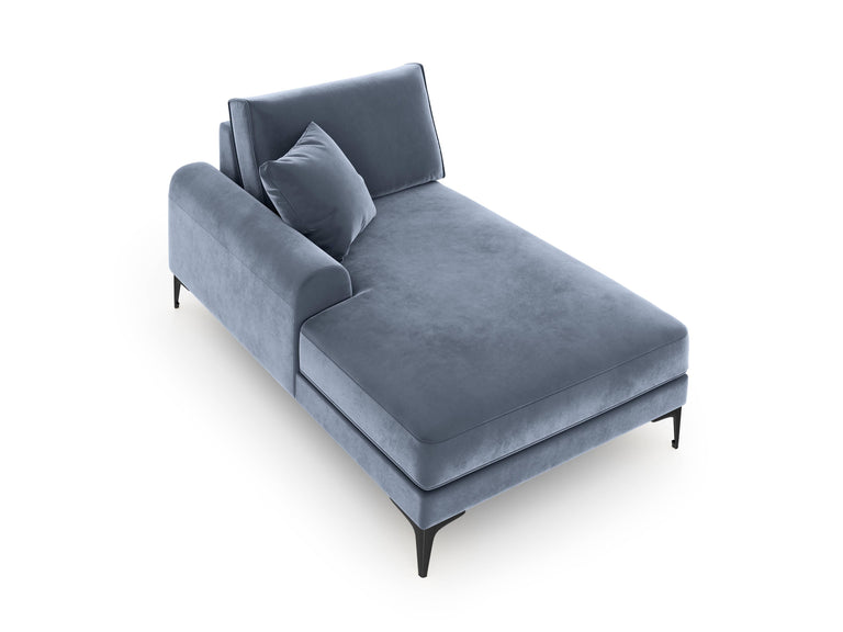 Chaise longue Madara links velvet