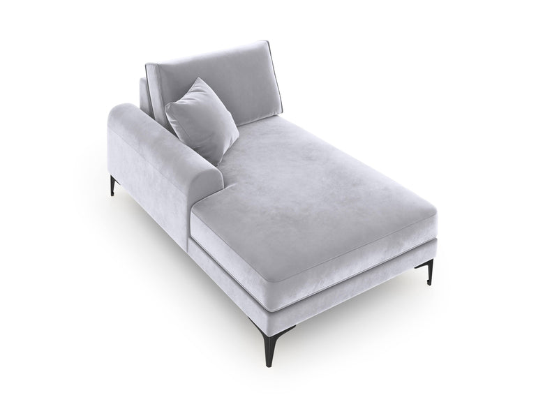 Chaise longue Madara links velvet