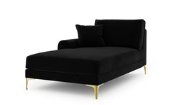 Chaise longue Madara links velvet