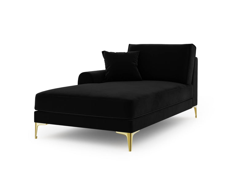 Chaise longue Madara links velvet