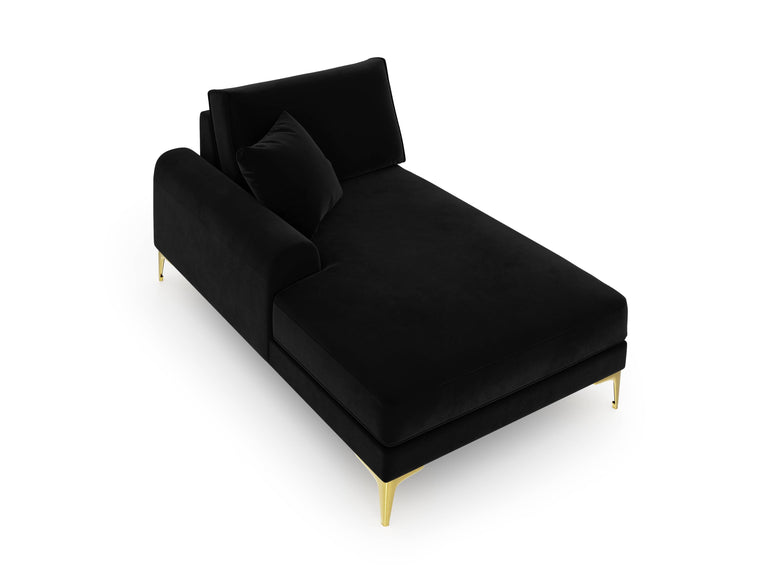 Chaise longue Madara links velvet