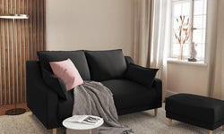 Hocker Freesia bouclé