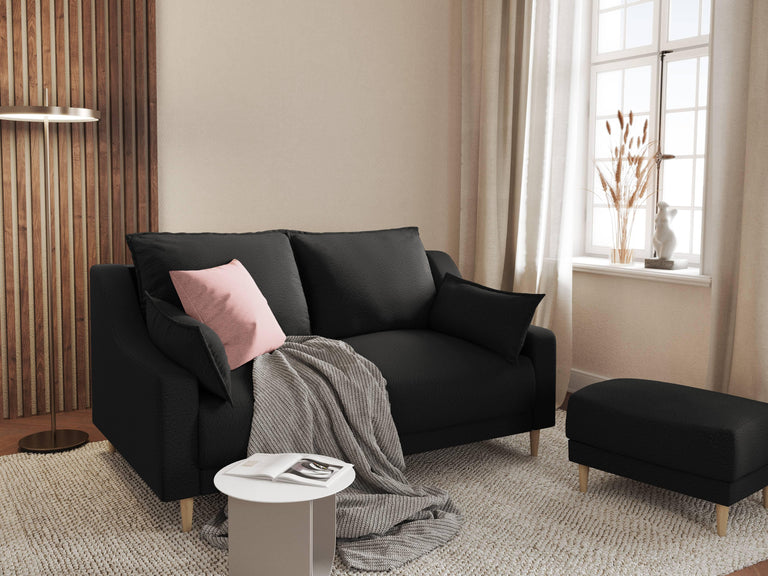 Hocker Freesia bouclé