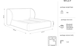 Bed frame Miley 200 x 200 cm