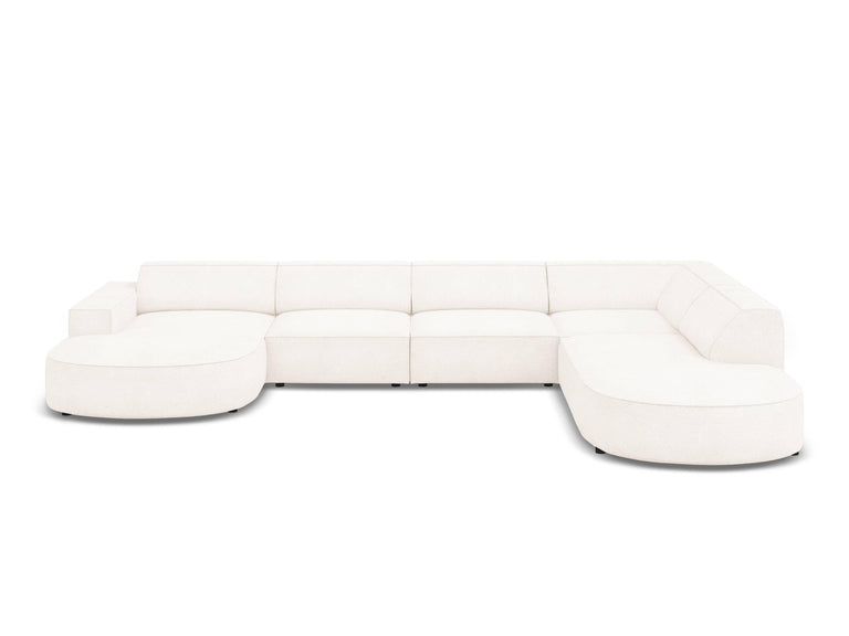 U-bank Jodie bouclé Chaise longue rechts