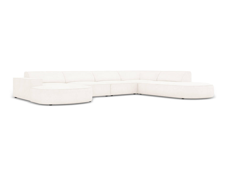 U-bank Jodie bouclé Chaise longue rechts