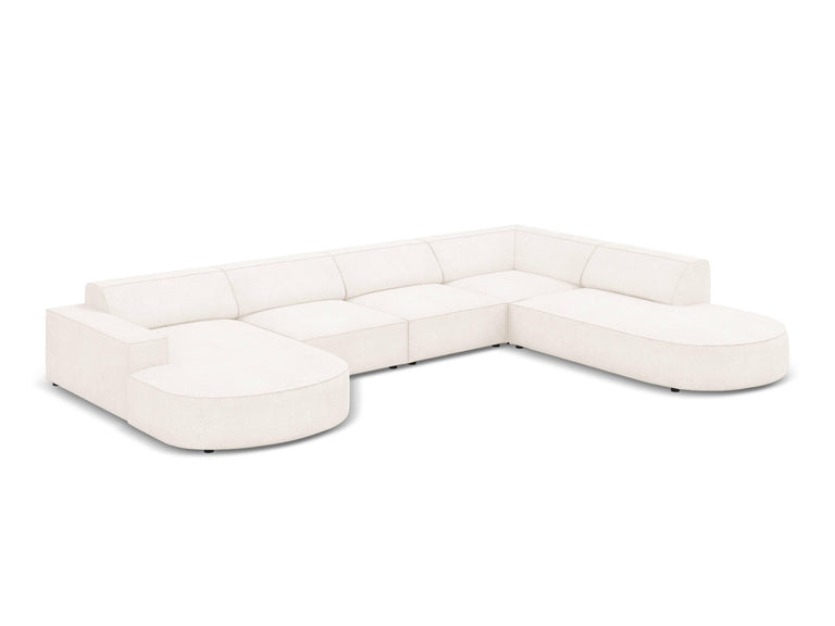U-bank Jodie bouclé Chaise longue rechts