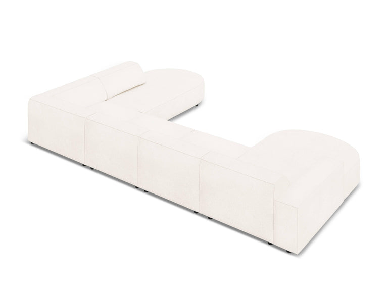 U-bank Jodie bouclé Chaise longue rechts