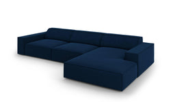 4-zits hoekbank Jodie velvet rechts