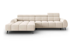 4-zits hoekbank Alyse velvet links