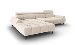 4-zits hoekbank Alyse velvet links