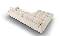 4-zits hoekbank Alyse velvet links