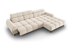 4-zits hoekbank Alyse velvet rechts