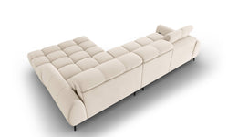 4-zits hoekbank Alyse velvet rechts
