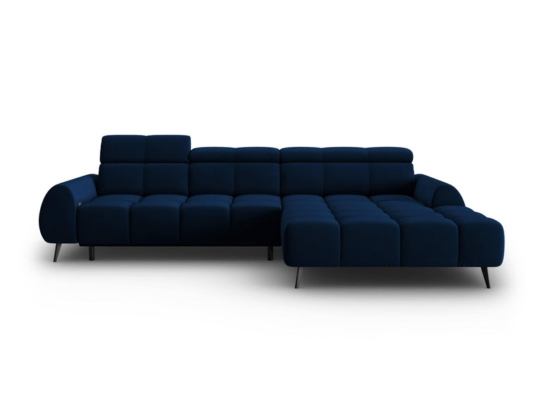 4-zits hoekbank Alyse velvet rechts