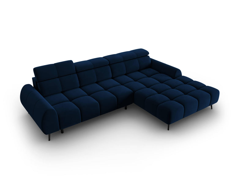4-zits hoekbank Alyse velvet rechts
