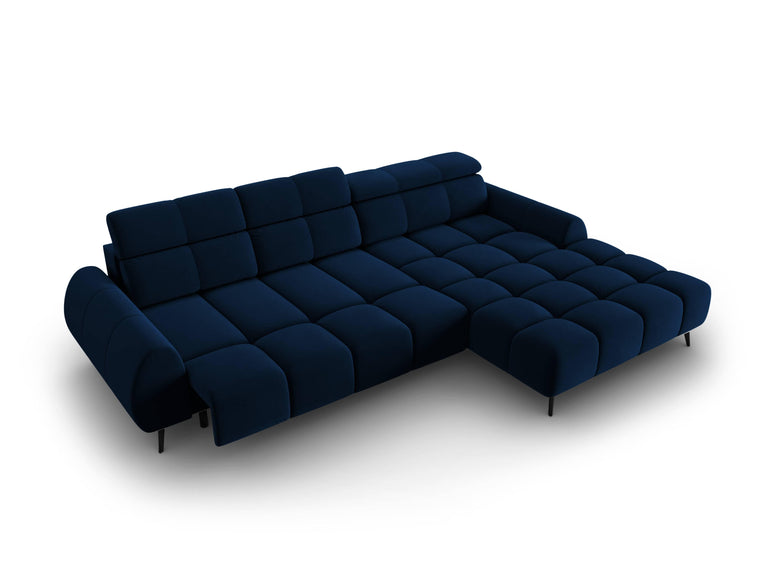 4-zits hoekbank Alyse velvet rechts