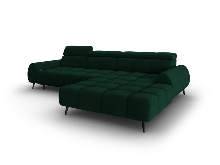 4-zits hoekbank Alyse velvet rechts