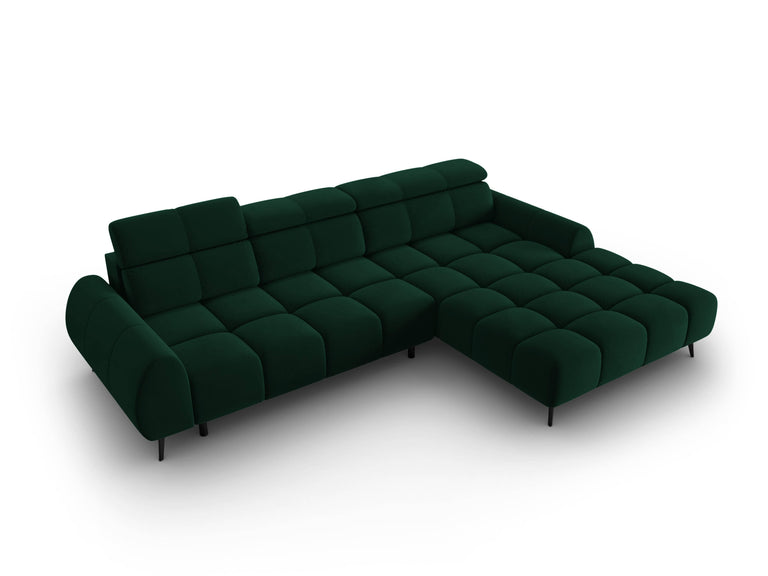 4-zits hoekbank Alyse velvet rechts