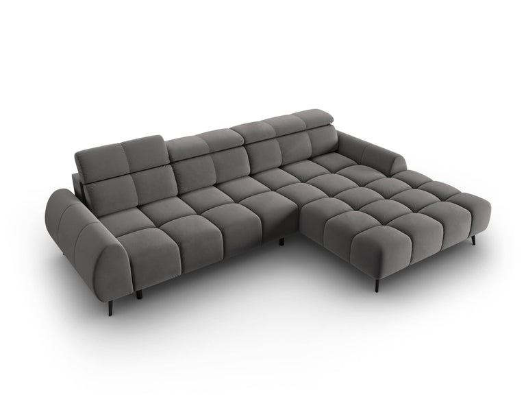 4-zits hoekbank Alyse velvet rechts