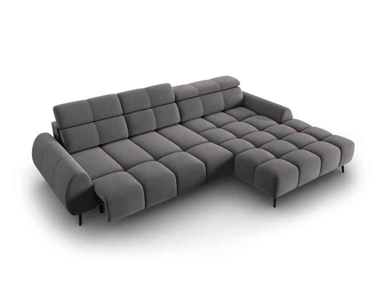 4-zits hoekbank Alyse velvet rechts