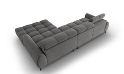 4-zits hoekbank Alyse velvet rechts