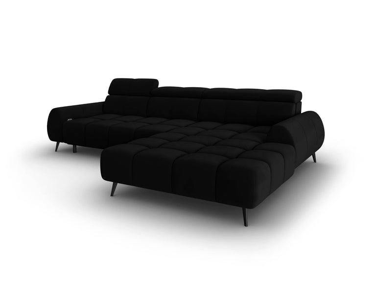 4-zits hoekbank Alyse velvet rechts