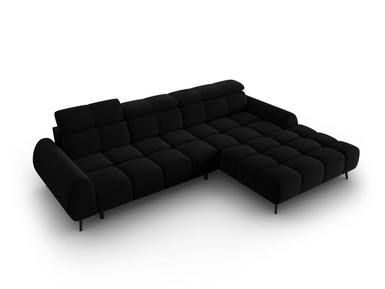 4-zits hoekbank Alyse velvet rechts