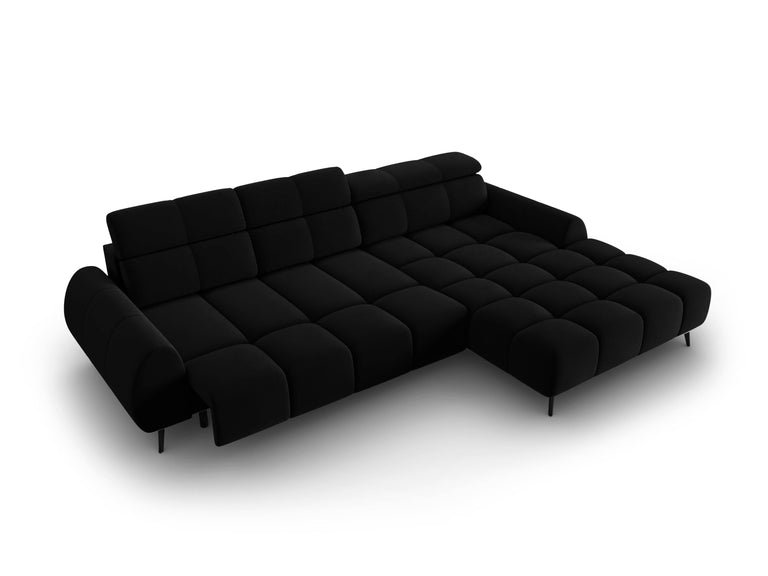 4-zits hoekbank Alyse velvet rechts