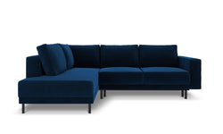 4-zits hoekslaapbank Caro velvet links