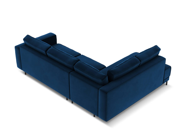 4-zits hoekslaapbank Caro velvet links