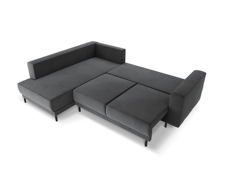 4-zits hoekslaapbank Caro velvet links