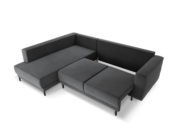 4-zits hoekslaapbank Caro velvet links