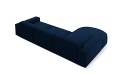 4-zits hoekbank Jodie velvet Chaise Longue links