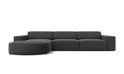 4-zits hoekbank Jodie velvet Chaise Longue links